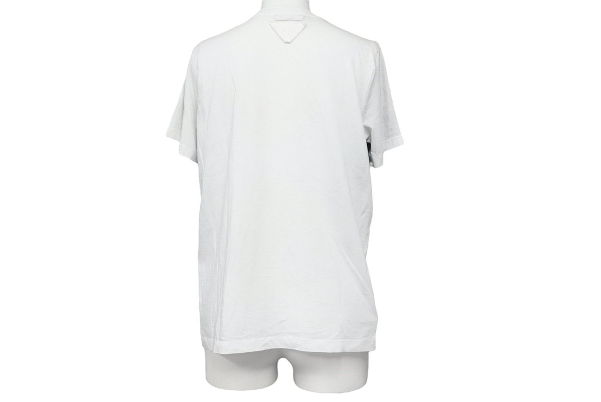 PRADA プラダ 半袖Ｔシャツ スパンコール ビジュー付 Tシャツ ネイビー 