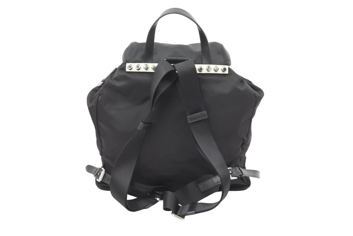 PRADA プラダ ナイロン スタッズ リュックサック ブラック backpack 