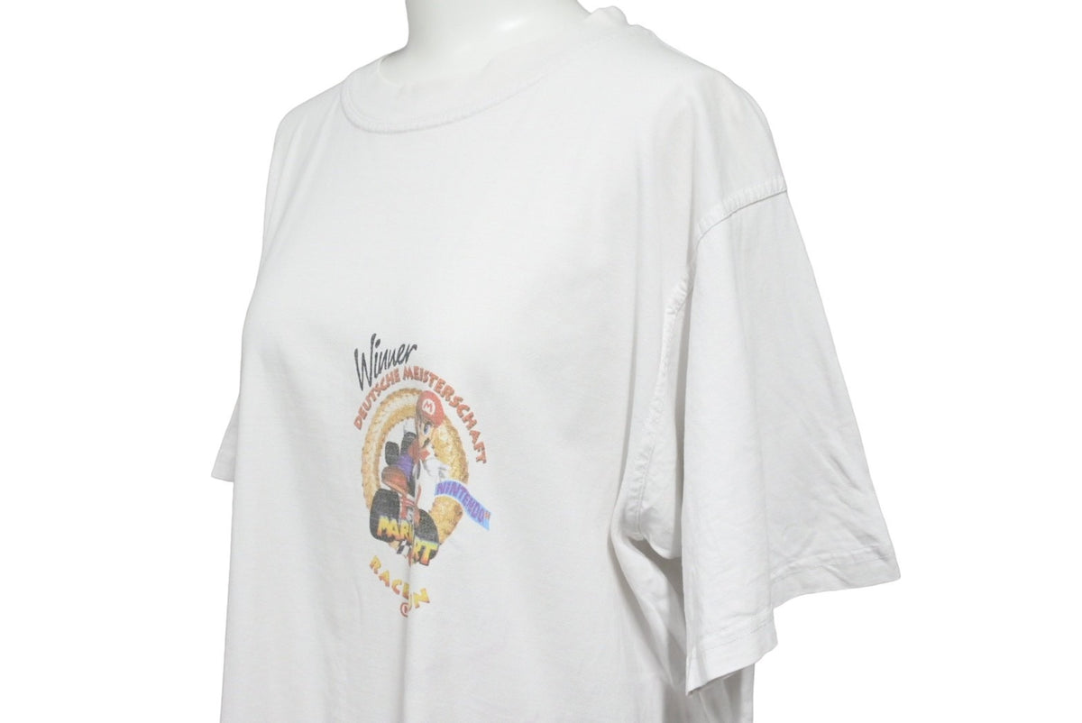 PRADA プラダ 半袖Ｔシャツ スパンコール ビジュー付 Tシャツ ネイビー ホワイト コットン 美品  50083