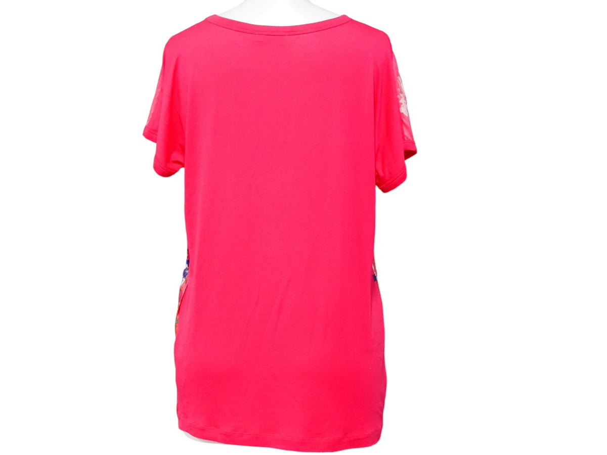モンクレール　Tシャツ　半袖 トップス MONCLER ピンクcol529