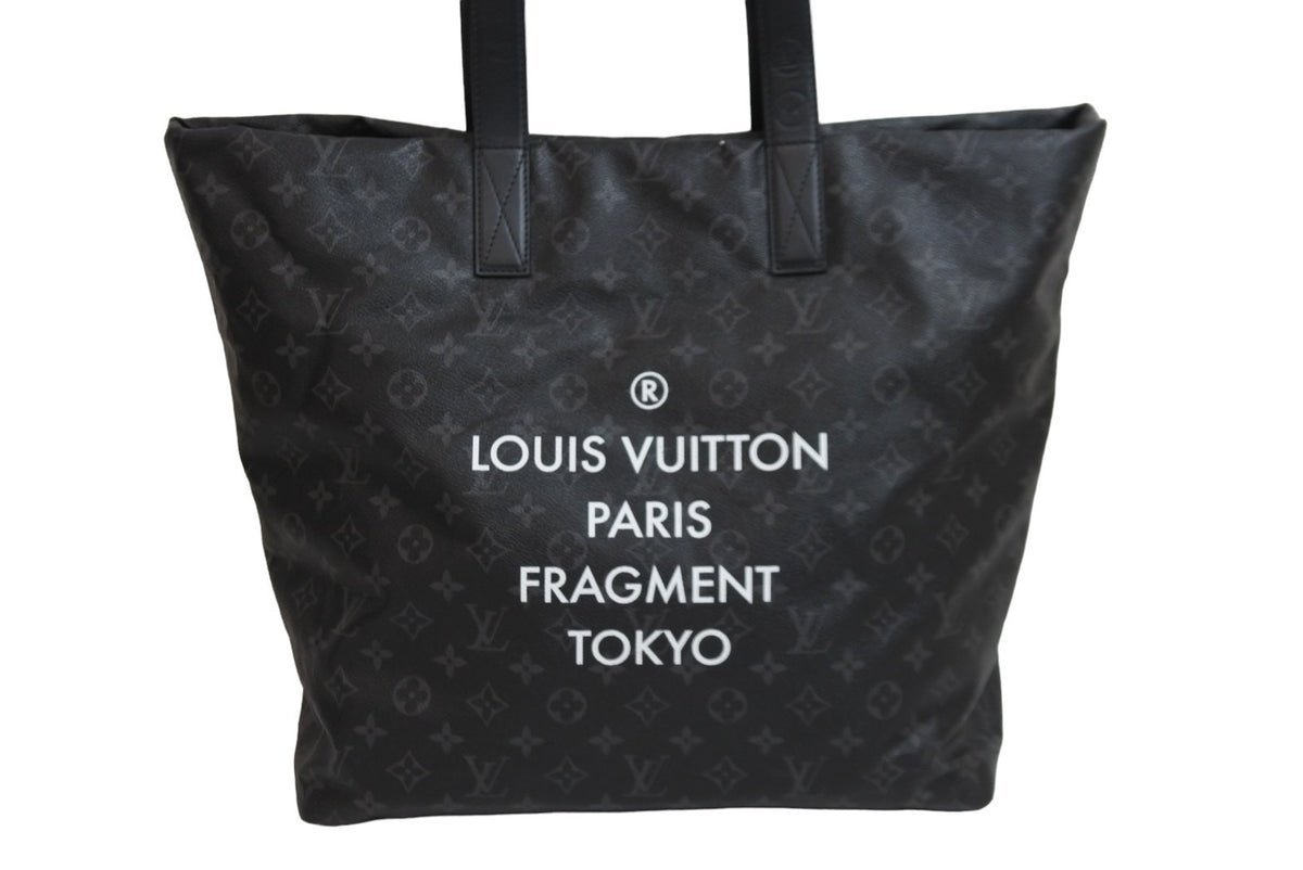 LouisVuitton ルイヴィトン 藤原ヒロシ フラグメント トートバッグ M43417 モノグラムエクリプス ブラック 美品 中古 53252  – Casanova Vintage