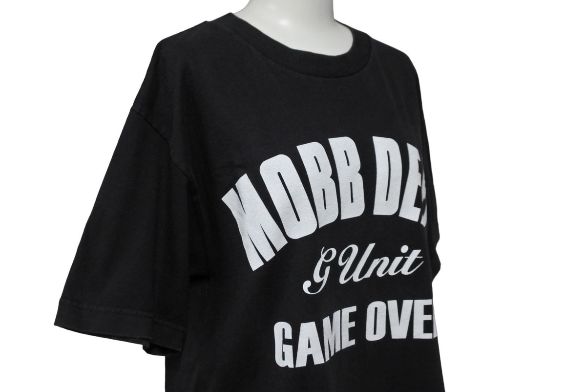 MOBBDEEP GAMEOVER ゲームオーバー ヴィンテージ 半袖Tシャツ トップス コットン ブラック ホワイト サイズM 良品  53514