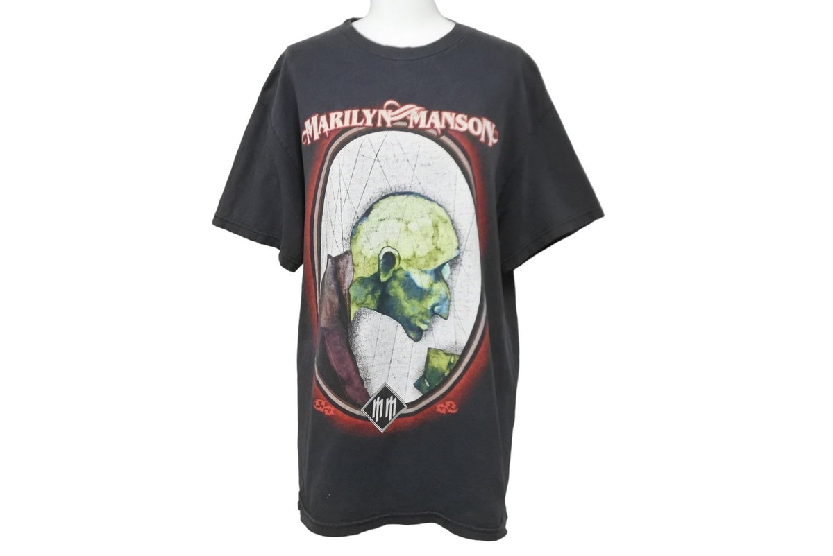 マリリンマンソン 半袖Ｔシャツ ヴィンテージ MARILYN MANSON the golden age of grotesque 2003's  ブラック M 良品 中古 56360 – Casanova Vintage