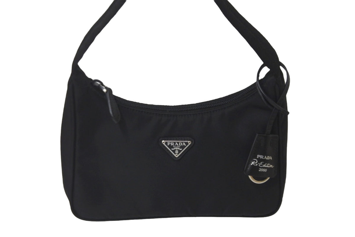 極美品 PRADA プラダ ショルダーバッグ ホーボー RE-EDITION 1NE515