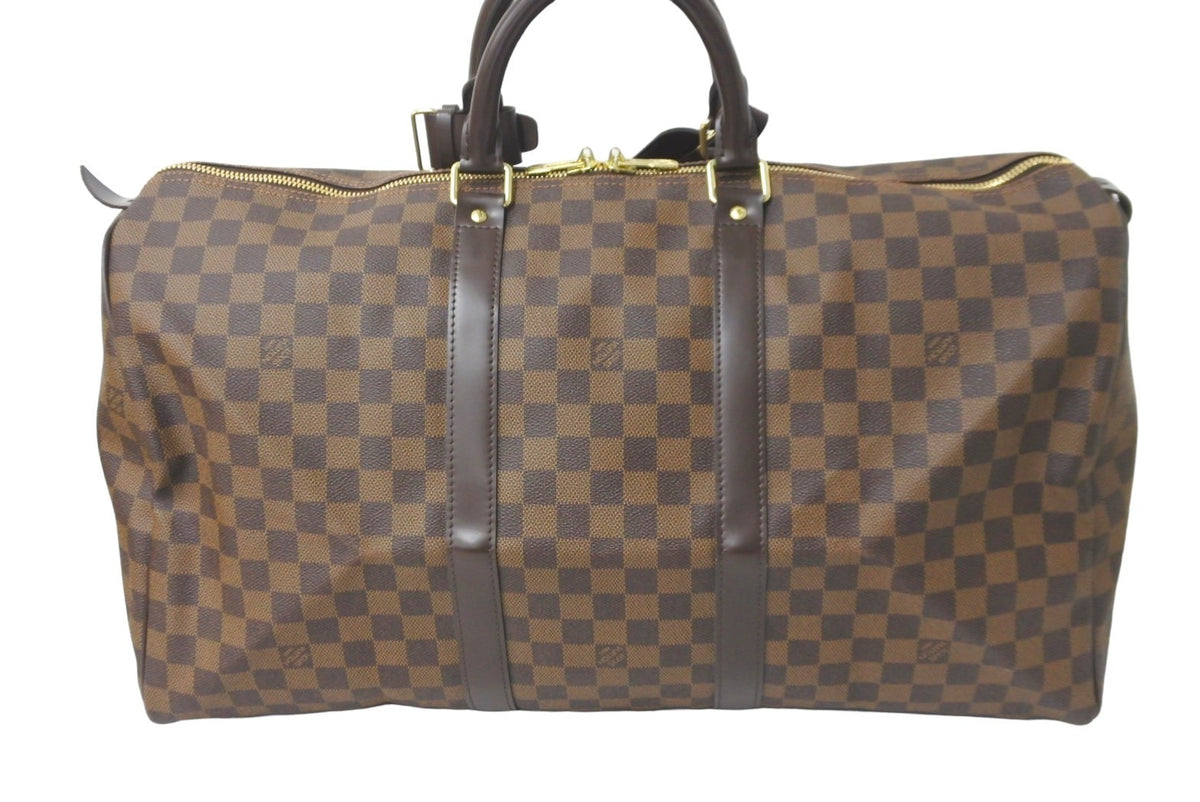 LOUIS VUITTON ルイヴィトン ダミエ キーポル50 ボストンバッグ N41427 ...