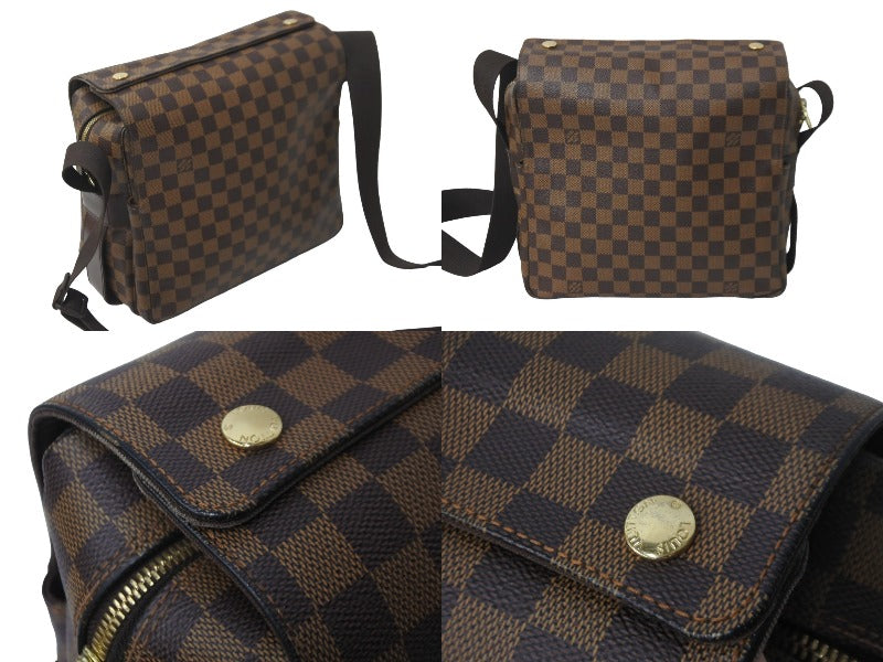 LOUIS VUITTON ルイヴィトン ショルダーバッグ N45255 ナヴィグリオ ブラウン ダミエキャンバス 美品 中古 59539 –  Casanova Vintage