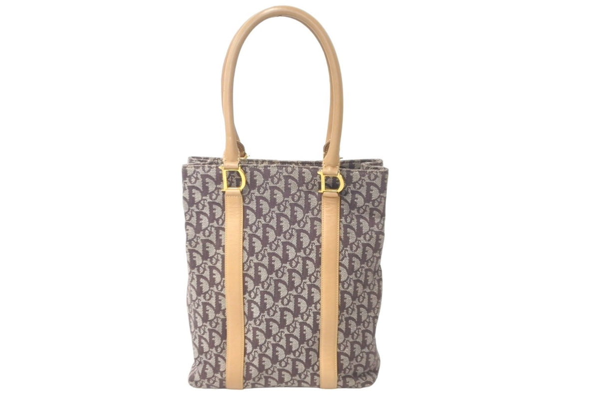 Christian Dior クリスチャンディオール トートバッグ トロッター柄 D