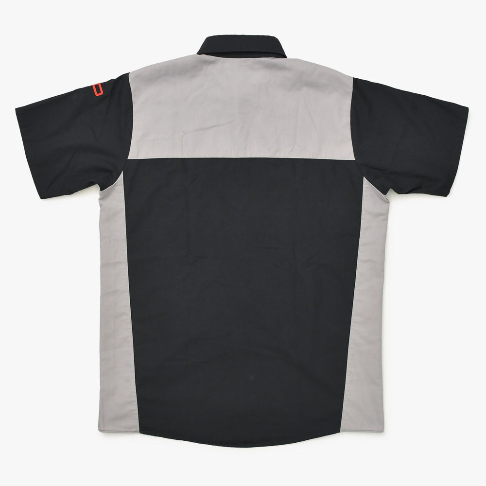 RED KAP WORK SHIRTS ワークシャツ TOYOTA トヨタ 半袖シャツ ブラック グレー ロゴTシャツ レッド美品 中古 4a000025