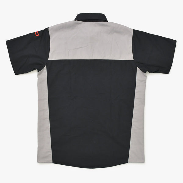 RED KAP WORK SHIRTS Work Shirt TOYOTA Short Sleeve Shirt Black Gray Logo T-shirt Red Good Condition Used 4a000025