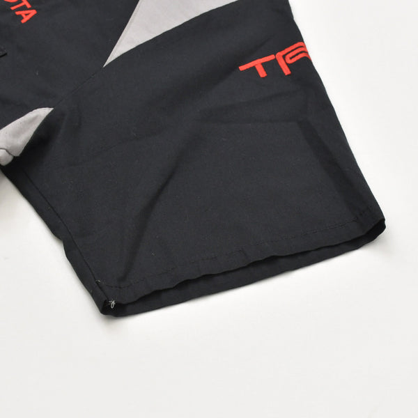 RED KAP WORK SHIRTS Work Shirt TOYOTA Short Sleeve Shirt Black Gray Logo T-shirt Red Good Condition Used 4a000025