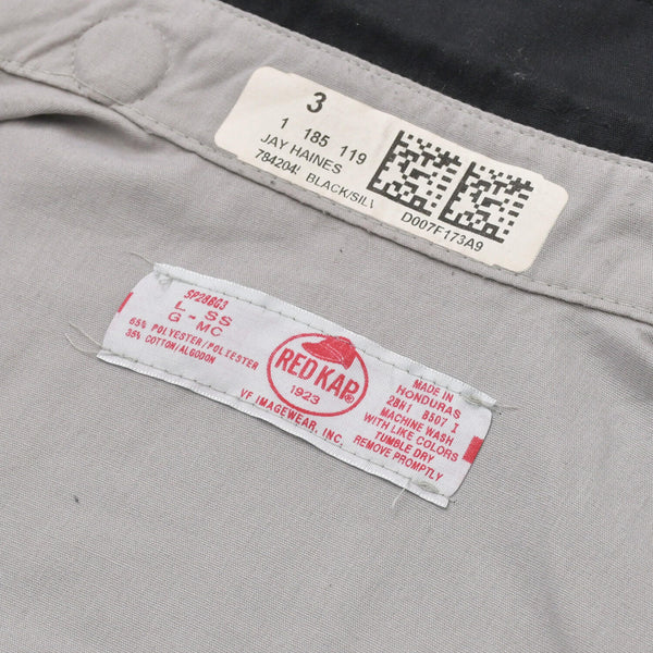 RED KAP WORK SHIRTS Work Shirt TOYOTA Short Sleeve Shirt Black Gray Logo T-shirt Red Good Condition Used 4a000025