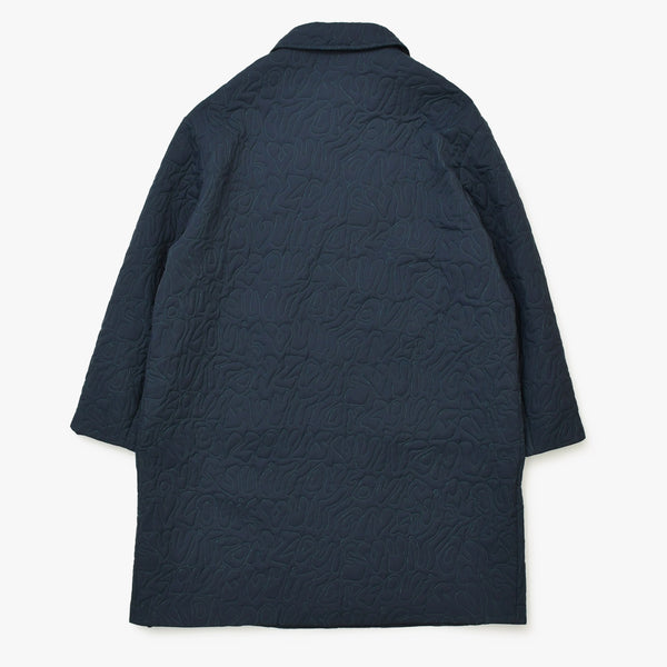 LOUIS VUITTON Coat Quilted RM231M RO2 HOC11E Navy Nylon Good Condition Used 4a000029