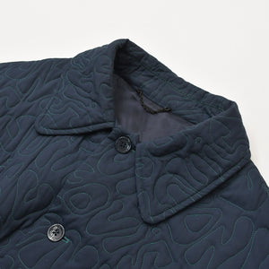 LOUIS VUITTON Coat Quilted RM231M RO2 HOC11E Navy Nylon Good Condition Used 4a000029