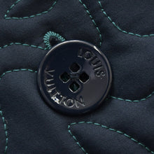 画像をギャラリービューアに読み込む, LOUIS VUITTON ルイヴィトン コート キルティング RM231M RO2 HOC11E ネイビー ナイロン 美品 中古 4a000029