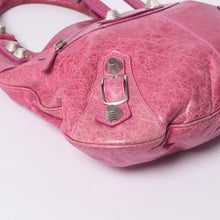 Load image into Gallery viewer, 極美品 BALENCIAGA バレンシアガ ジャイアント スリム 2WAY ハンドバッグ ピンク 192911 レザー シルバー金具 中古 4a000061