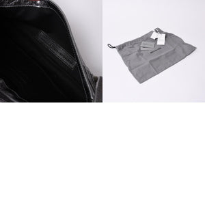 極美品 BALENCIAGA バレンシアガ ル カーゴル スリングバッグ シルバー メタリック 77 1640 レザー ワンショルダーバッグ 77160 8103 N 643888 4a000037