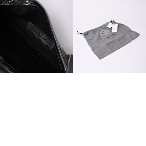 極美品 BALENCIAGA バレンシアガ ル カーゴル スリングバッグ シルバー メタリック 77 1640 レザー ワンショルダーバッグ 77160 8103 N 643888 4a000037