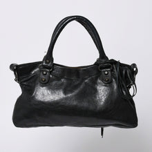 画像をギャラリービューアに読み込む, BALENCIAGA バレンシアガ LE CITY FIRST ザ ファースト 2WAYバッグ 103208 レザー ブラック 美品 中古 4a000046