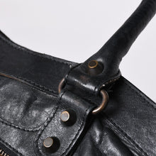 画像をギャラリービューアに読み込む, BALENCIAGA バレンシアガ LE CITY FIRST ザ ファースト 2WAYバッグ 103208 レザー ブラック 美品 中古 4a000046