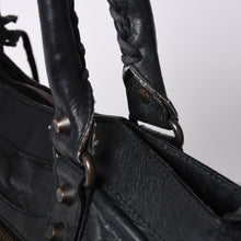 画像をギャラリービューアに読み込む, BALENCIAGA バレンシアガ LE CITY FIRST ザ ファースト 2WAYバッグ 103208 レザー ブラック 美品 中古 4a000046