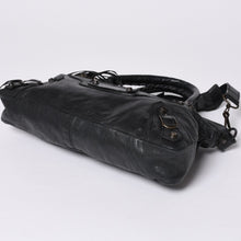 画像をギャラリービューアに読み込む, BALENCIAGA バレンシアガ LE CITY FIRST ザ ファースト 2WAYバッグ 103208 レザー ブラック 美品 中古 4a000046