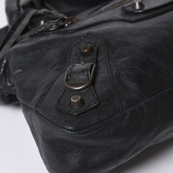 BALENCIAGA LE CITY FIRST The First 2WAY Bag 103208 Leather Black Good Condition Used 4a000046