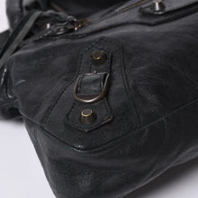 画像をギャラリービューアに読み込む, BALENCIAGA バレンシアガ LE CITY FIRST ザ ファースト 2WAYバッグ 103208 レザー ブラック 美品 中古 4a000046