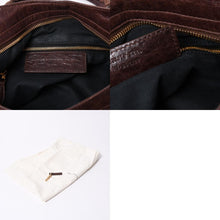 画像をギャラリービューアに読み込む, BALENCIAGA バレンシアガ ザ・ヴェロ ショルダー ハンドバッグ 2way 282010 ブラウン レザー シャンパンゴールド金具 美品 中古 4a000039