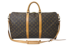 画像をギャラリービューアに読み込む, LOUIS VUITTON ルイヴィトン キーポルバンドリエール50 モノグラムキャンバス M41416 ボストンバッグ 美品 中古 4b001251