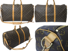 画像をギャラリービューアに読み込む, LOUIS VUITTON ルイヴィトン キーポルバンドリエール50 モノグラムキャンバス M41416 ボストンバッグ 美品 中古 4b001251