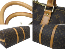 画像をギャラリービューアに読み込む, LOUIS VUITTON ルイヴィトン キーポルバンドリエール50 モノグラムキャンバス M41416 ボストンバッグ 美品 中古 4b001251