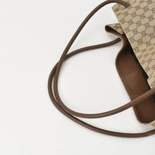 画像をギャラリービューアに読み込む, GUCCI グッチ GGキャンバス Large Tote Bag ラージトートバッグ ベージュ ブラウン 101268 美品 中古 4a000199