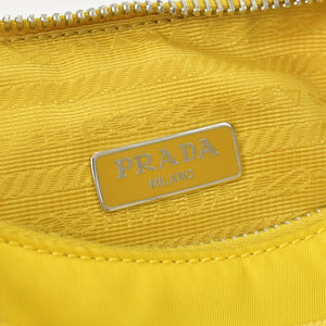 PRADA Shoulder Bag Shoulder Bag Re-Edition 2005 Re-Nylon Nylon 2WAY Bag Yellow Good Condition Used 4a000272