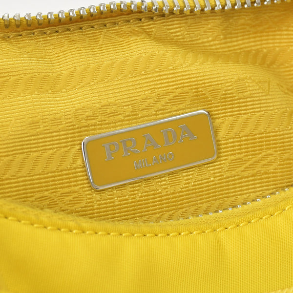 PRADA Shoulder Bag Shoulder Bag Re-Edition 2005 Re-Nylon Nylon 2WAY Bag Yellow Good Condition Used 4a000272