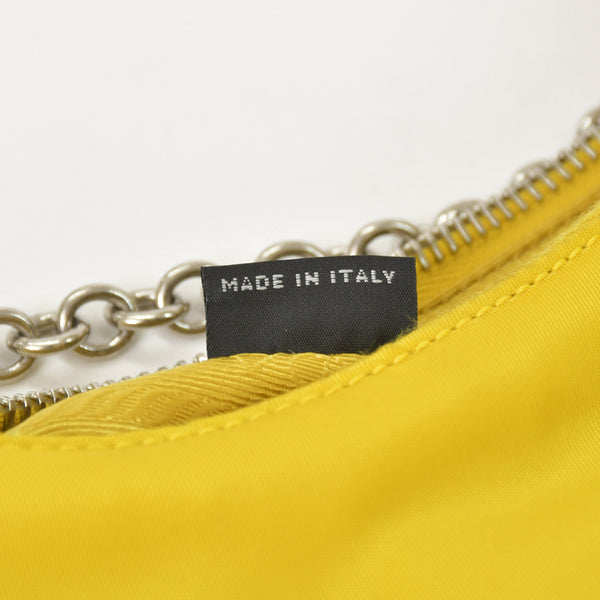 PRADA Shoulder Bag Shoulder Bag Re-Edition 2005 Re-Nylon Nylon 2WAY Bag Yellow Good Condition Used 4a000272