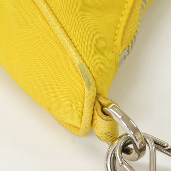 PRADA Shoulder Bag Shoulder Bag Re-Edition 2005 Re-Nylon Nylon 2WAY Bag Yellow Good Condition Used 4a000272