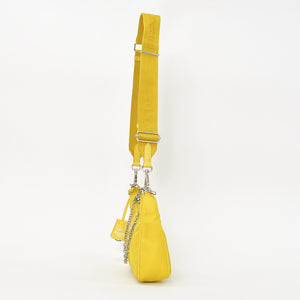 PRADA Shoulder Bag Shoulder Bag Re-Edition 2005 Re-Nylon Nylon 2WAY Bag Yellow Good Condition Used 4a000272