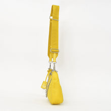 画像をギャラリービューアに読み込む, PRADA プラダ Shoulder Bag ショルダーバッグ Re-Edition 2005 Re-Nylon ナイロン 2WAY バッグ イエロー 美品 中古 4a000272