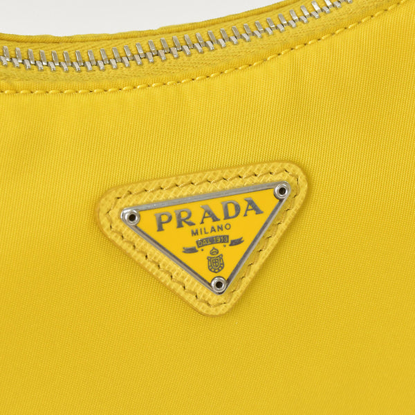 PRADA Shoulder Bag Shoulder Bag Re-Edition 2005 Re-Nylon Nylon 2WAY Bag Yellow Good Condition Used 4a000272