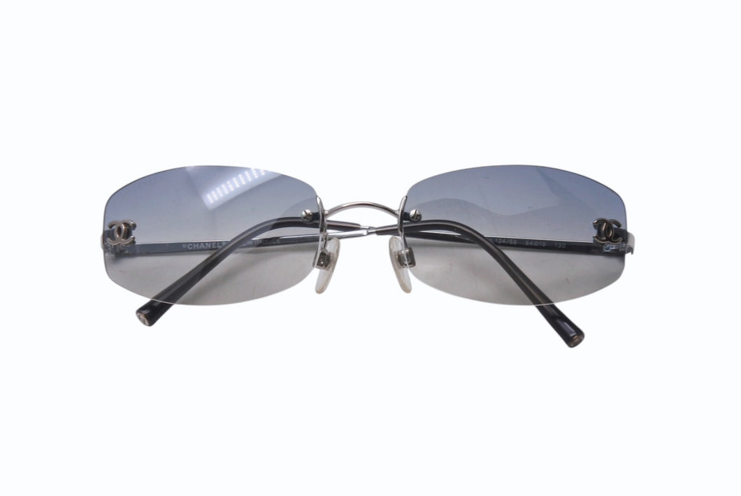 人気✨CHANEL シャネル サングラス ココマーク リムレス 4002 レアCHANEL シャネル サングラス 眼鏡 ココマーク リムレス 4002