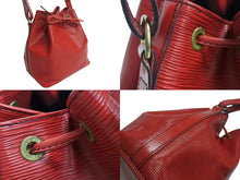 画像をギャラリービューアに読み込む, LOUIS VUITTON ルイヴィトン エピ ノエ 巾着ショルダーバッグ M44007 カスティリアンレッド レザー ゴールド金具 美品 中古 4b003408