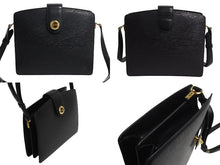 画像をギャラリービューアに読み込む, LOUIS VUITTON ルイヴィトン サックソウ ショルダーバッグ M80161 ブラック エピレザー マッドブラック金具 美品 中古 4b003417