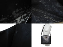 画像をギャラリービューアに読み込む, LOUIS VUITTON ルイヴィトン サックソウ ショルダーバッグ M80161 ブラック エピレザー マッドブラック金具 美品 中古 4b003417