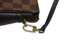 Load image into Gallery viewer, 極美品 LOUIS VUITTON ルイヴィトン トゥルースメイクアップポーチ ハンドバッグ N51982 ダミエキャンバス ブラウン ゴールド金具 中古 4b003425