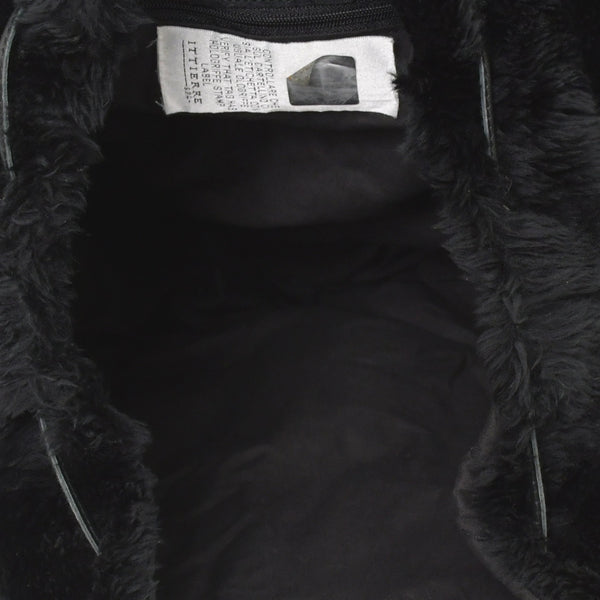 DOLCE & GABBANA Dolce & Gabbana Faux Fur Rucksack Black Good Condition Used 4a000371