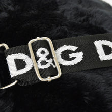 画像をギャラリービューアに読み込む, DOLCE＆GABBANA ドルチェ＆ガッバーナ フェイクファー リュックサック ブラック 美品 中古 4a000371