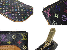 画像をギャラリービューアに読み込む, LOUIS VUITTON ルイヴィトン モノグラム マルチカラー ポシェットGM ポーチ M60030 MI0056 ブラック 良品 中古 4b000039