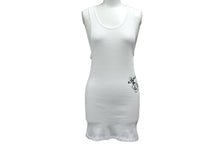 画像をギャラリービューアに読み込む, CHROME HEARTS クロムハーツ OLD FOTI SIDE LOGO TANK TOP サイドロゴタンクトップ ヴァーティカルロゴ プリント ホワイト L 美品 中古 4b000405