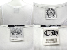 画像をギャラリービューアに読み込む, CHROME HEARTS クロムハーツ OLD FOTI SIDE LOGO TANK TOP サイドロゴタンクトップ ヴァーティカルロゴ プリント ホワイト L 美品 中古 4b000405
