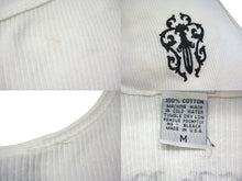 画像をギャラリービューアに読み込む, CHROME HEARTS クロムハーツ DAGGER ダガープリント バックホースシュー タンクトップ ホワイト コットン サイズM 美品 中古 4b000407